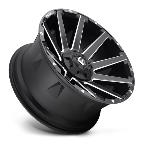 Fuel Offroad D616 CONTRA Matte Black Milled 20x10 -19 6x135|6x139.7mm 106.1mm
