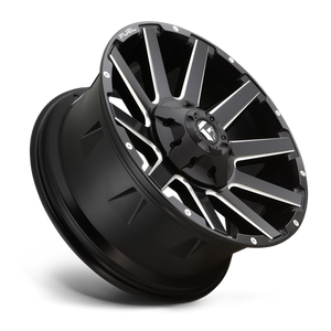 Fuel Offroad D616 CONTRA Matte Black Milled 20x9 +20 6x135|6x139.7mm 106.1mm