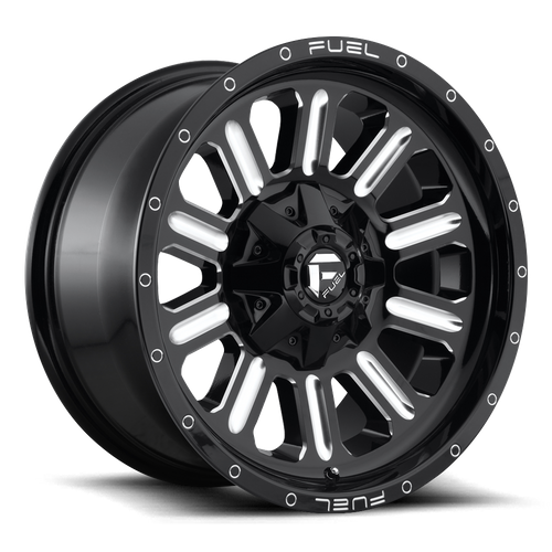 Fuel Offroad D620 HARDLINE Gloss Black Milled 20x9 +20 6x135|6x139.7mm 106.1mm