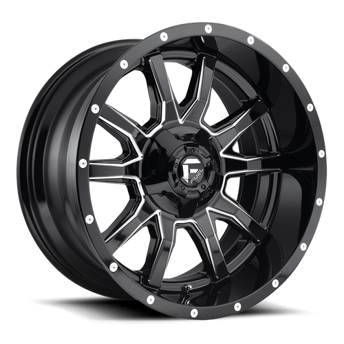 Fuel Offroad D627 VANDAL Gloss Black Milled 20x9 +20 5x139.7|5x150mm 110.1mm