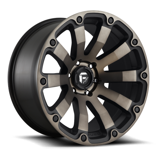 Fuel Offroad D636 DIESEL Matte Black Double Dark Tint 20x10 -18 5x127mm 78.1mm