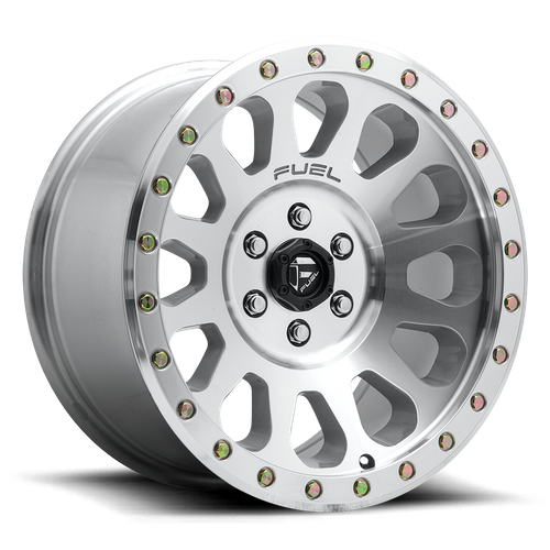 Fuel Offroad D647 VECTOR Diamond Cut Machined 18x9 +1 6x139.7mm 106.1mm