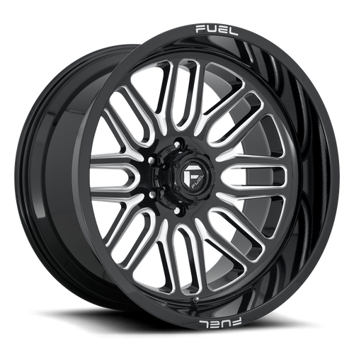 Fuel Offroad D662 IGNITE Gloss Black Milled 20x10 -18 8x180mm 124.2mm