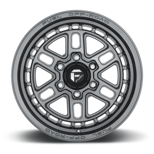 Fuel Offroad D668 NITRO Matte Gun Metal 17x9 +1 6x139.7mm 106.1mm