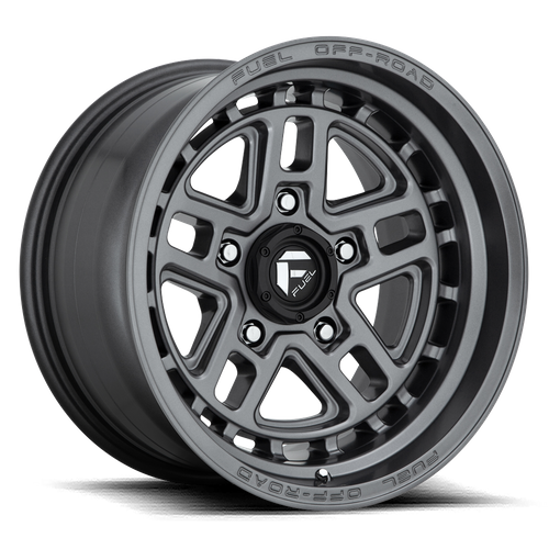 Fuel Offroad D668 NITRO Matte Gun Metal 17x9 -12 5x127mm 71.5mm