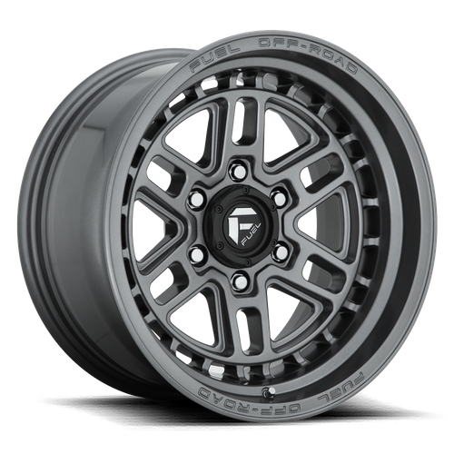Fuel Offroad D668 NITRO Matte Gun Metal 17x9 -12 6x139.7mm 106.1mm