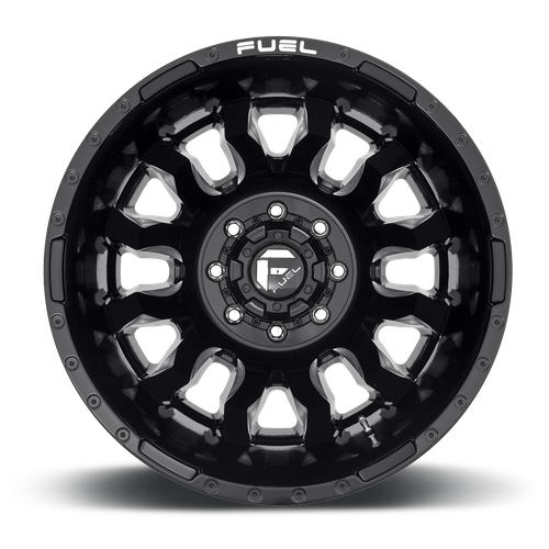 Fuel Offroad D673 BLITZ Gloss Black Milled 20x8.25 -221 8x210mm 154.3mm
