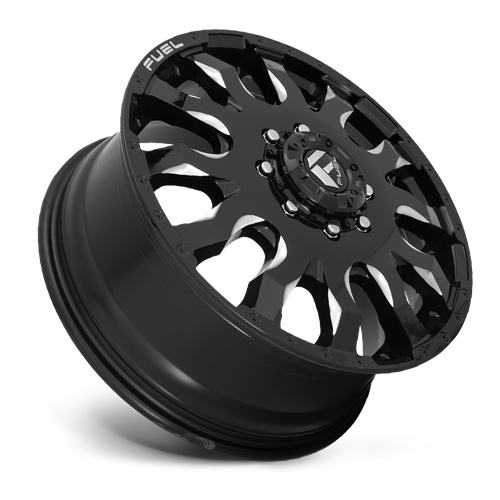 Fuel Offroad D673 BLITZ Gloss Black Milled 20x8.25 +105 8x170mm 125.1mm