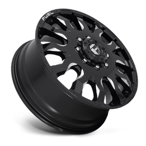 Fuel Offroad D673 BLITZ Gloss Black Milled 20x8.25 +105 8x170mm 125.1mm