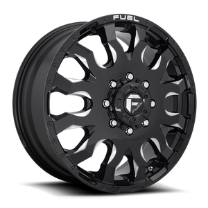 Fuel Offroad D673 BLITZ Gloss Black Milled 20x8.25 +105 8x210mm 154.3mm