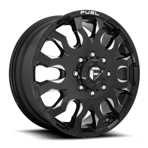 Fuel Offroad D673 BLITZ Gloss Black Milled 20x8.25 +105 8x165.1mm 121.5mm