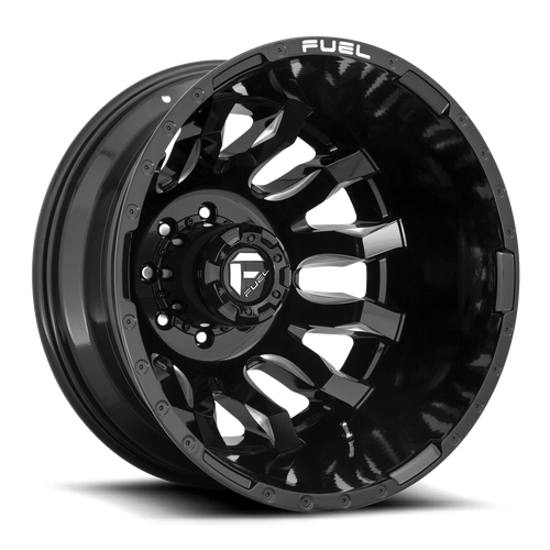 Fuel Offroad D673 BLITZ Gloss Black Milled 20x8.25 -265 8x165.1mm 121.5mm - Wheelwiz
