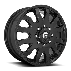 Fuel Offroad D675 BLITZ Gloss Black 20x8.25 +105 8x210mm 154.3mm - Wheelwiz