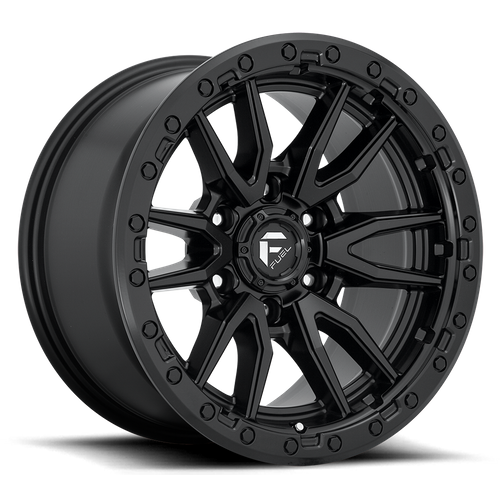 Fuel Offroad D679 REBEL Matte Black 22x10 -13 6x135mm 87.1mm - Wheelwiz