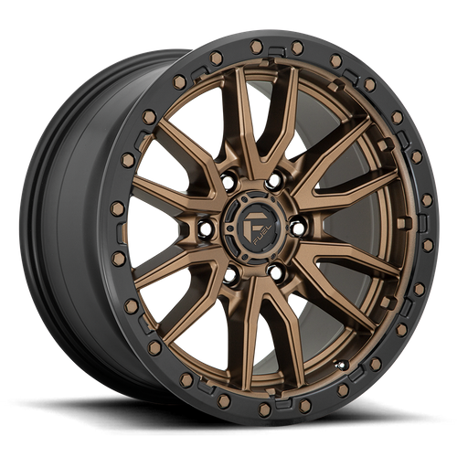 Fuel Offroad D681 REBEL Matte Bronze Black Bead Ring 20x9 +20 6x139.7mm 106.1mm