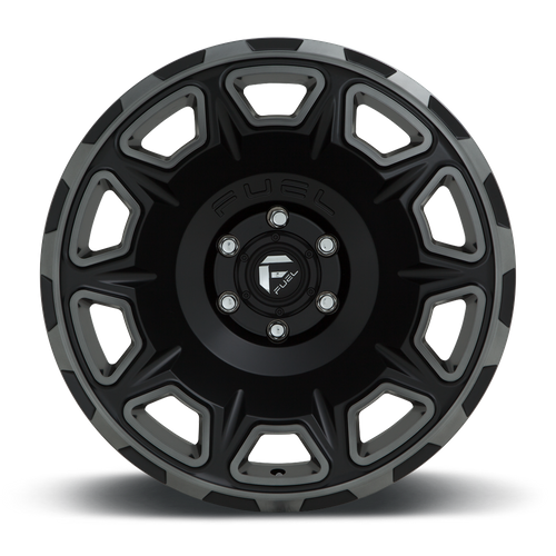 Fuel Offroad D686 VENGEANCE Matte Black Double Dark Tint 17x9 -12 6x139.7mm 106.1mm