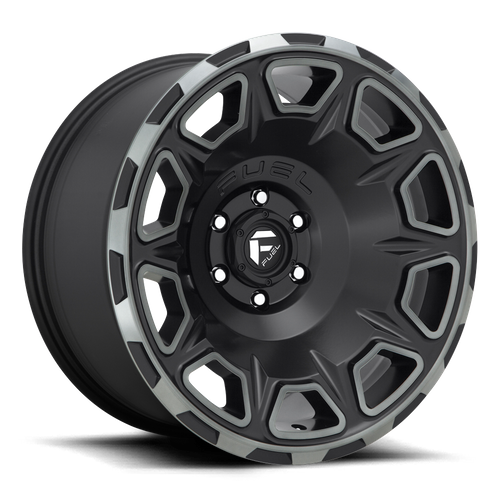 Fuel Offroad D686 VENGEANCE Matte Black Double Dark Tint 17x9 -12 6x139.7mm 106.1mm