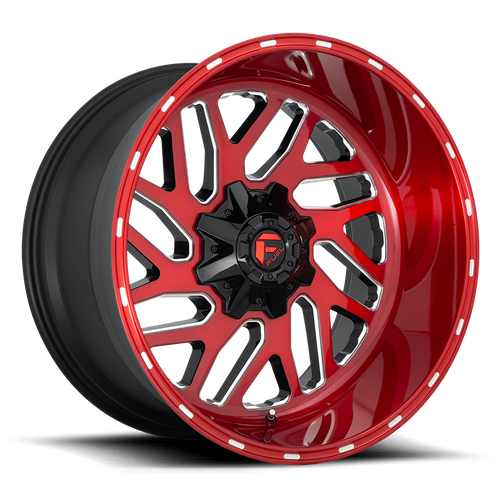 Fuel Offroad D691 TRITON Candy Red Milled 20x10 -18 5x114.3|5x127mm 78.1mm
