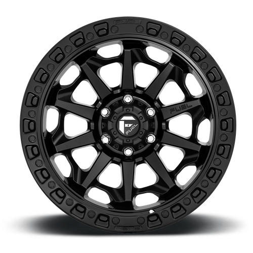 Fuel Offroad D694 COVERT Matte Black 20x10 -18 6x135mm 87.1mm