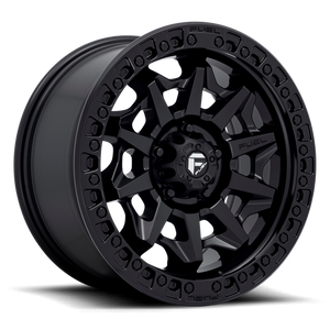 Fuel Offroad D694 COVERT Matte Black 17x9 -12 6x139.7mm 106.1mm - Wheelwiz