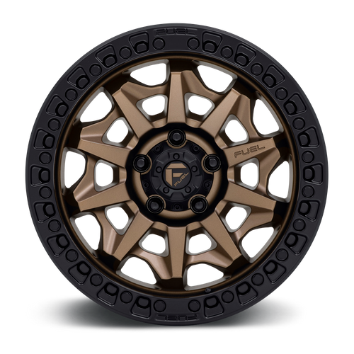 Fuel Offroad D696 COVERT Matte Bronze Black Bead Ring 17x9 +1 6x139.7mm 106.1mm