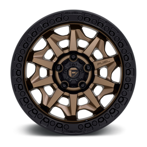 Fuel Offroad D696 COVERT Matte Bronze Black Bead Ring 17x9 +1 6x139.7mm 106.1mm