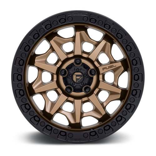 Fuel Offroad D696 COVERT Matte Bronze Black Bead Ring 18x9 +1 6x135mm 87.1mm