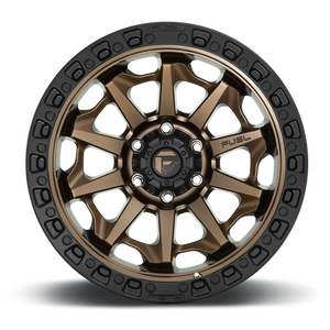 Fuel Offroad D696 COVERT Matte Bronze Black Bead Ring 20x10 -18 8x170mm 125.1mm