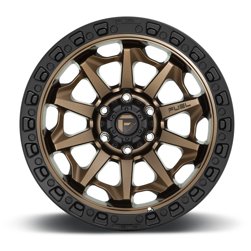 Fuel Offroad D696 COVERT Matte Bronze Black Bead Ring 20x9 +20 6x135mm 87.1mm
