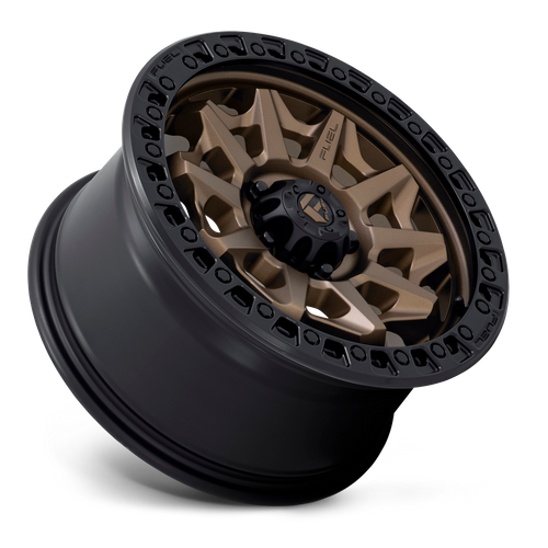 Fuel Offroad D696 COVERT Matte Bronze Black Bead Ring 17x9 +1 6x139.7mm 106.1mm