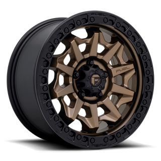 Fuel Offroad D696 COVERT Matte Bronze Black Bead Ring 17x9 -12 6x139.7mm 106.1mm