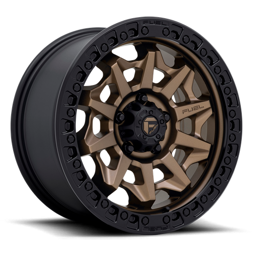 Fuel Offroad D696 COVERT Matte Bronze Black Bead Ring 17x9 +1 6x139.7mm 106.1mm