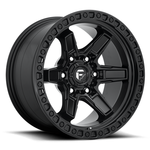 Fuel Offroad D697 KICKER Matte Black 17x9 -12 6x139.7mm 106.1mm - Wheelwiz