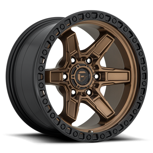 Fuel Offroad D699 KICKER Matte Bronze Black Bead Ring 17x9 +1 6x139.7mm 106.1mm