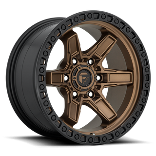 Fuel Offroad D699 KICKER Matte Bronze Black Bead Ring 17x9 +1 6x139.7mm 106.1mm