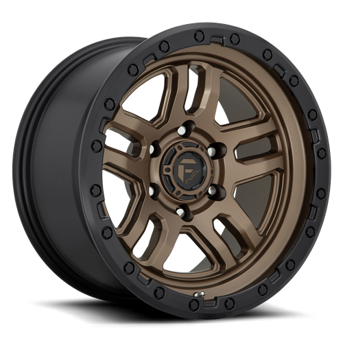 Fuel Offroad D702 AMMO Matte Bronze Black Bead Ring 20x9 +20 6x139.7mm 106.1mm - Wheelwiz