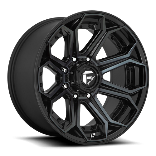 Fuel Offroad D704 SIEGE Gloss Mach Double Dark Tint 20x10 -18 8x180mm 124.2mm