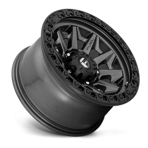 Fuel Offroad D716 COVERT Matte Gunmetal Black Bead Ring 16x8 -10 5x139.7mm 108mm