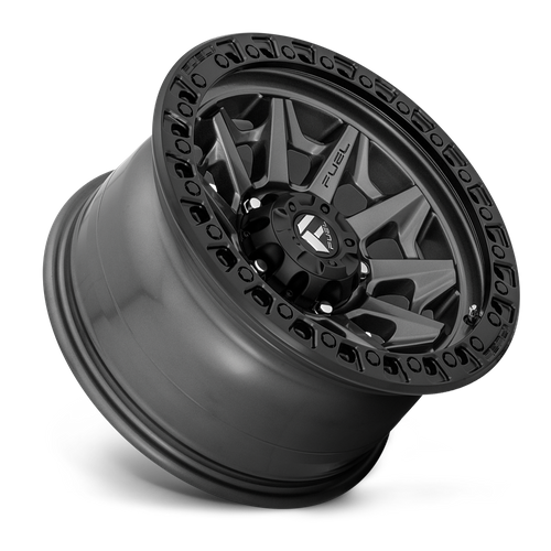 Fuel Offroad D716 COVERT Matte Gunmetal Black Bead Ring 17x8.5 +14 6x114.3mm 66.1mm