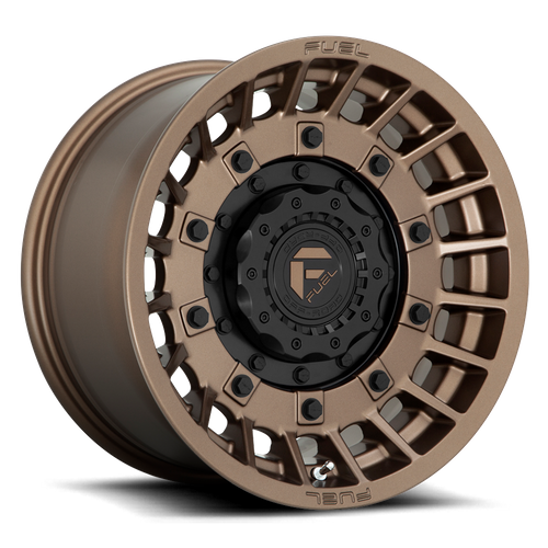 Fuel Offroad D725 MILITIA Matte Bronze &amp; Black 17x9 +1 5x114.3|5x127mm 78.1mm