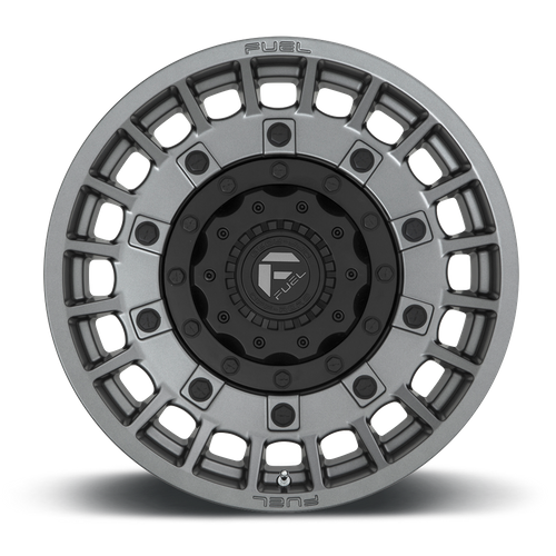 Fuel Offroad D726 MILITIA Matte Anthracite &amp; Black 17x9 +1 5x114.3|5x127mm 78.1mm
