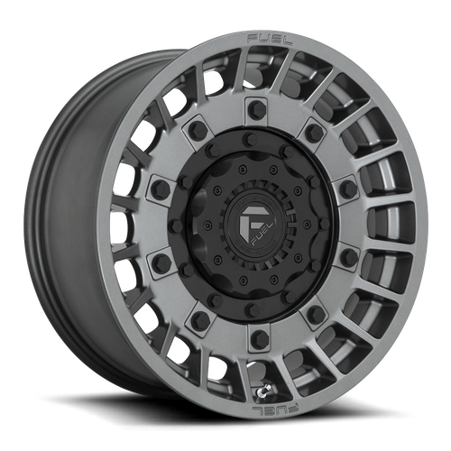Fuel Offroad D726 MILITIA Matte Anthracite &amp; Black 17x9 +1 5x114.3|5x127mm 78.1mm