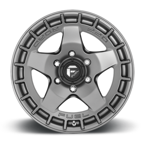 Fuel Offroad D734 WARP Matte Gunmetal 20x9 +18 5x120mm 65.1mm