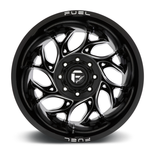 Fuel Offroad D741 RUNNER Gloss Black Milled 20x8.25 -265 8x165.1mm 121.5mm - Wheelwiz