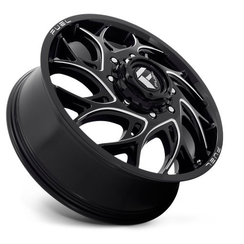 Fuel Offroad D741 RUNNER Gloss Black Milled 22x8.25 +105 8x165.1mm 121.5mm - Wheelwiz