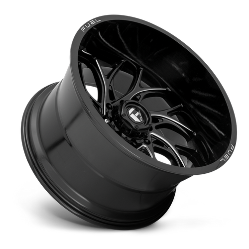 Fuel Offroad D741 RUNNER Gloss Black Milled 22x10 -18 5x127mm 71.5mm - Wheelwiz