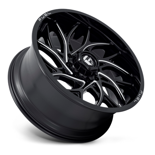 Fuel Offroad D741 RUNNER Gloss Black Milled 24x11 0 8x165.1mm 125.1mm - Wheelwiz