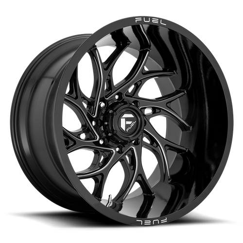 Fuel Offroad D741 RUNNER Gloss Black Milled 22x10 -18 6x135mm 87.1mm - Wheelwiz