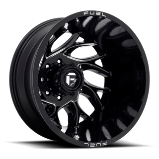 Fuel Offroad D741 RUNNER Gloss Black Milled 20x8.25 -202 8x200mm 142mm