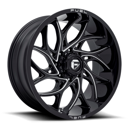 Fuel Offroad D741 RUNNER Gloss Black Milled 24x11 0 8x165.1mm 125.1mm - Wheelwiz